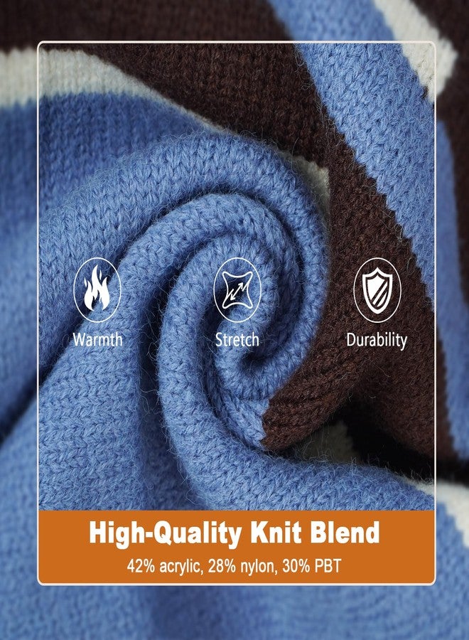 دينتران سترة دينترون للكلاب السلوقية، مقاس كبير، بغطاء رأس قابل للفصل - سترة شتوية دافئة محبوكة للكلاب ذات الرقبة الطويلة، ملابس شتوية برقبة عالية مع فتحة للرباط مناسبة لكلاب ويبيت، وسالوكي، وأفغان هاوند، وبورزوي - Image 2